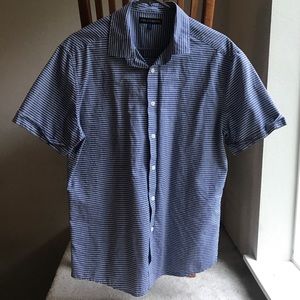 SOLD Vince Camuto men’s striped short sleeve